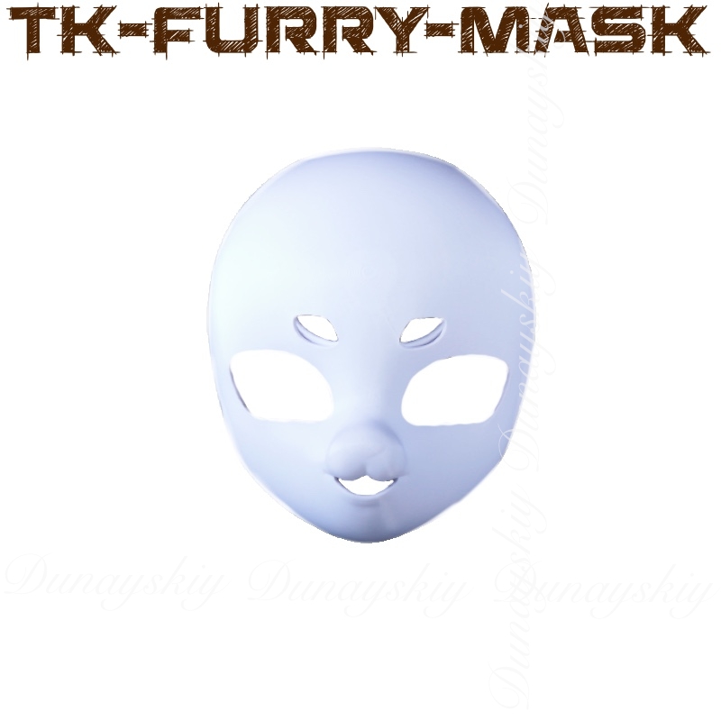 3D Printing Technology - Cadılar bayramı Anime TK-tüylü maske Cosplay