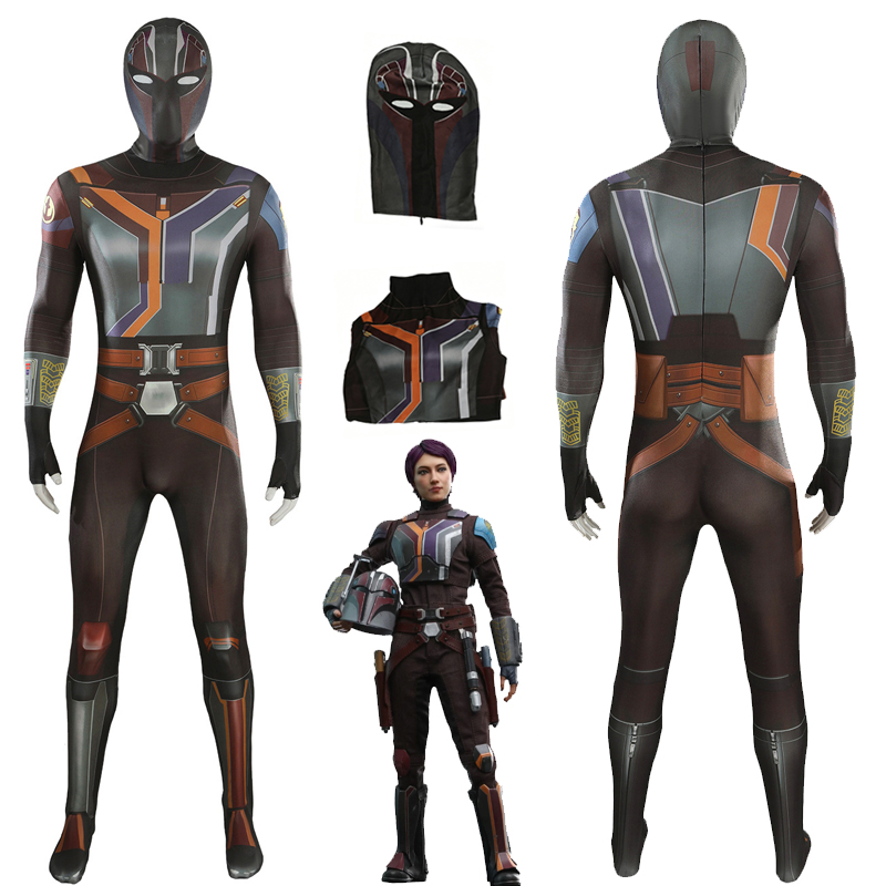 3D Printing Mask - Sabine Wren Cosplay Kostüm 3D Baskılı