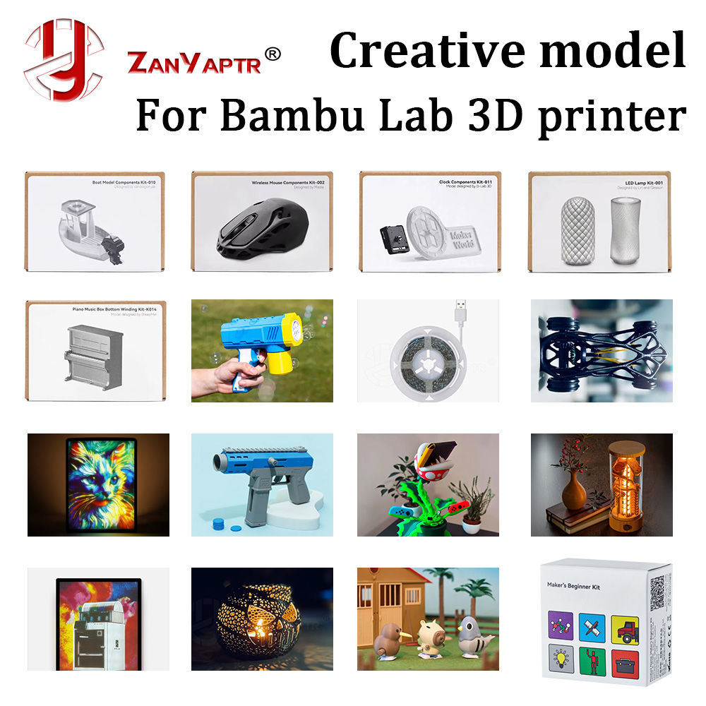 3D Printing Bambu Lab - Bambu Lab DIY Yaratıcı Model Bileşenleri