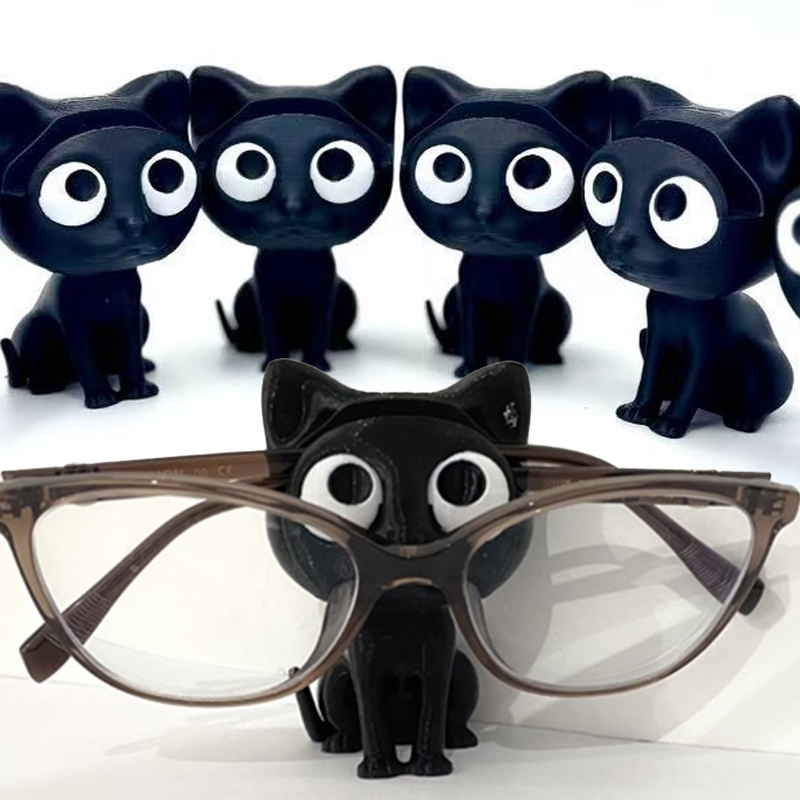 3D Printing Glasses Frames - 3D Sevimli Kedi Gözlük Çerçevesi Tutucu