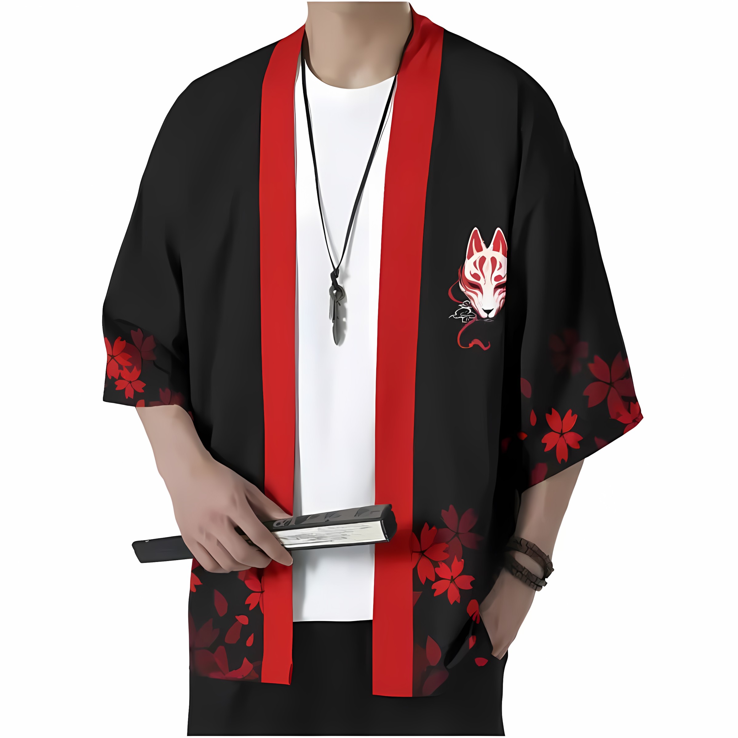3D Printing Mask - 2026 Yaz Yeni Stil Erkek Kimono