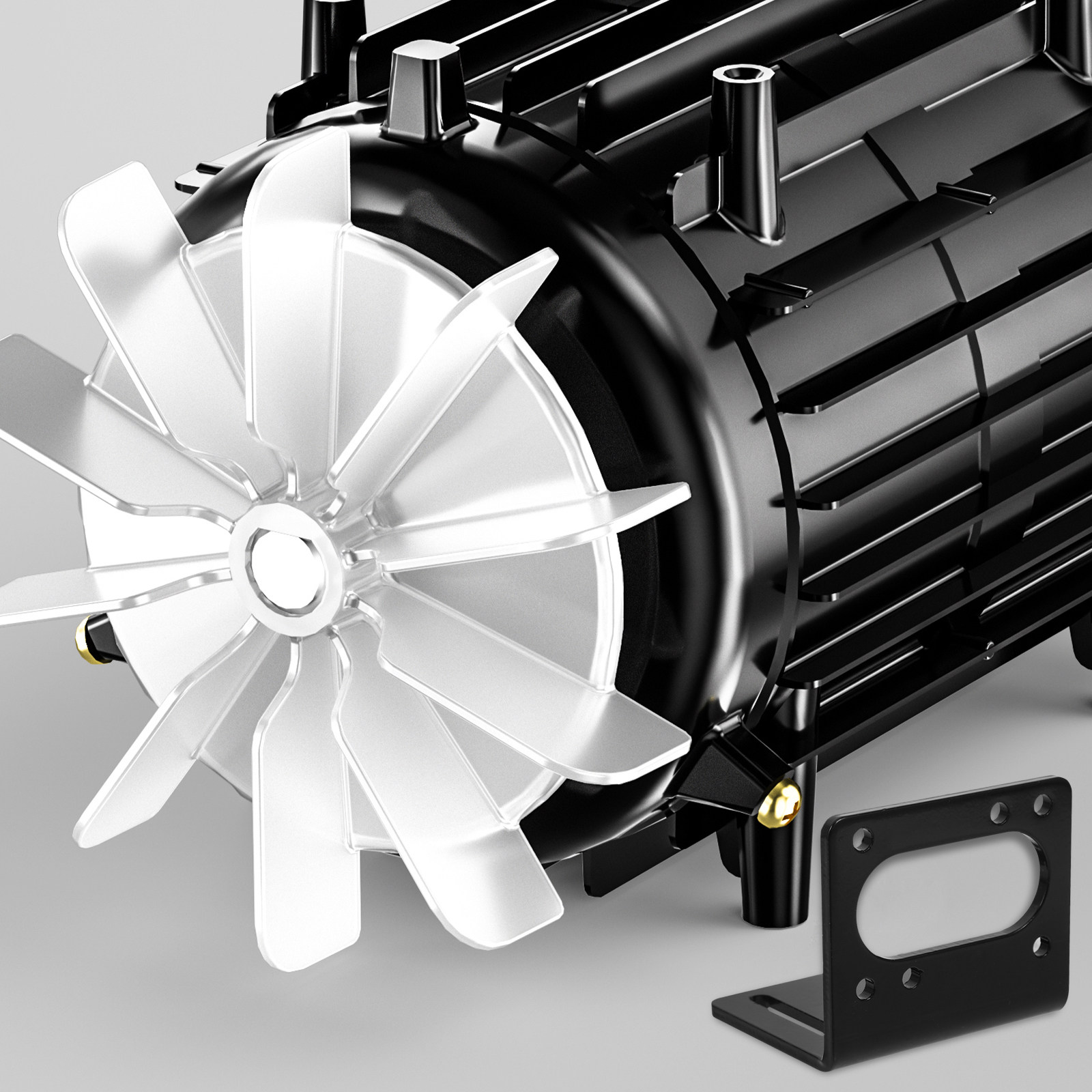 Stepper Motor - Çelik Dişli Motor Montaj Braketi, Step
