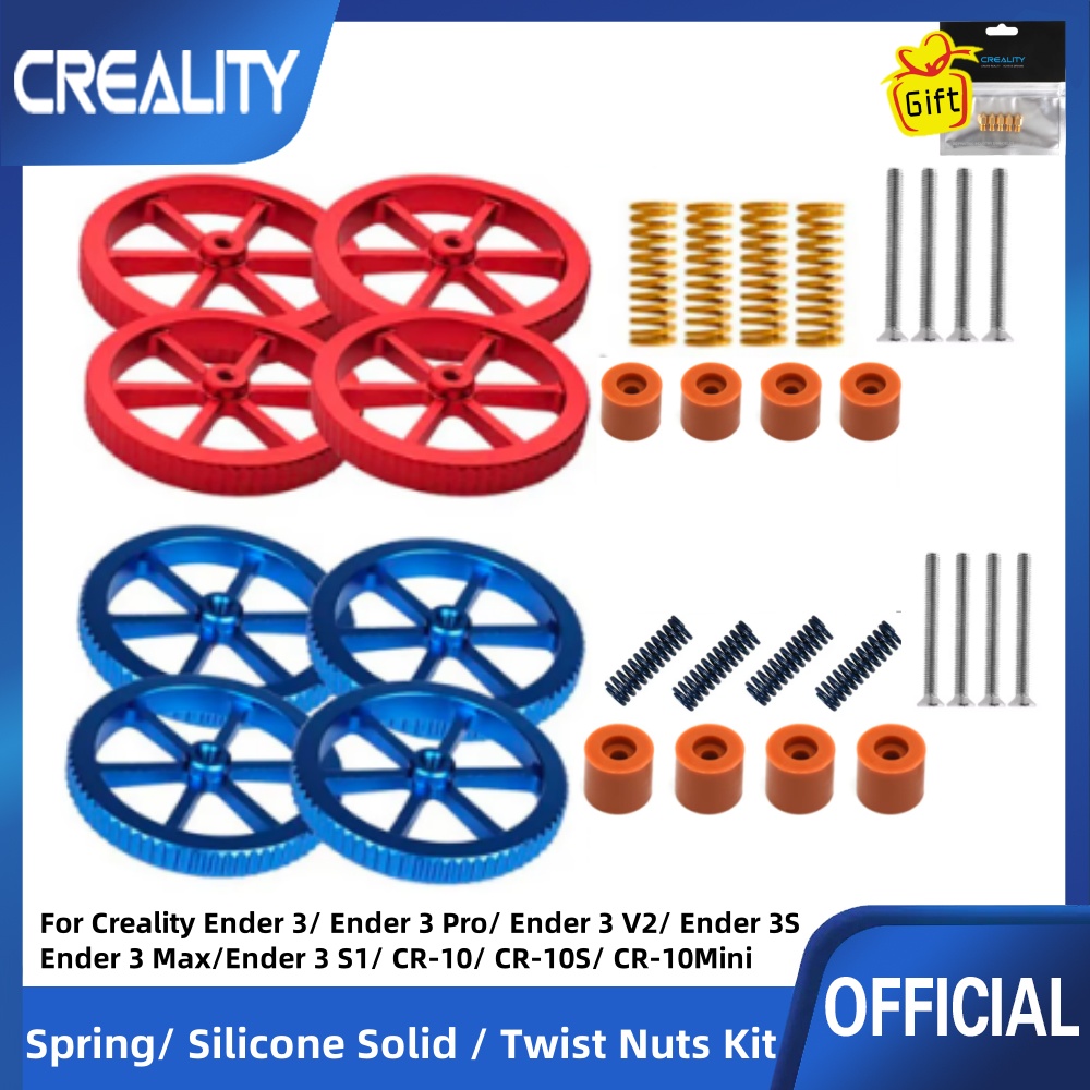 3D Printer Bed Spring - 4 adet yükseltme alüminyum el büküm