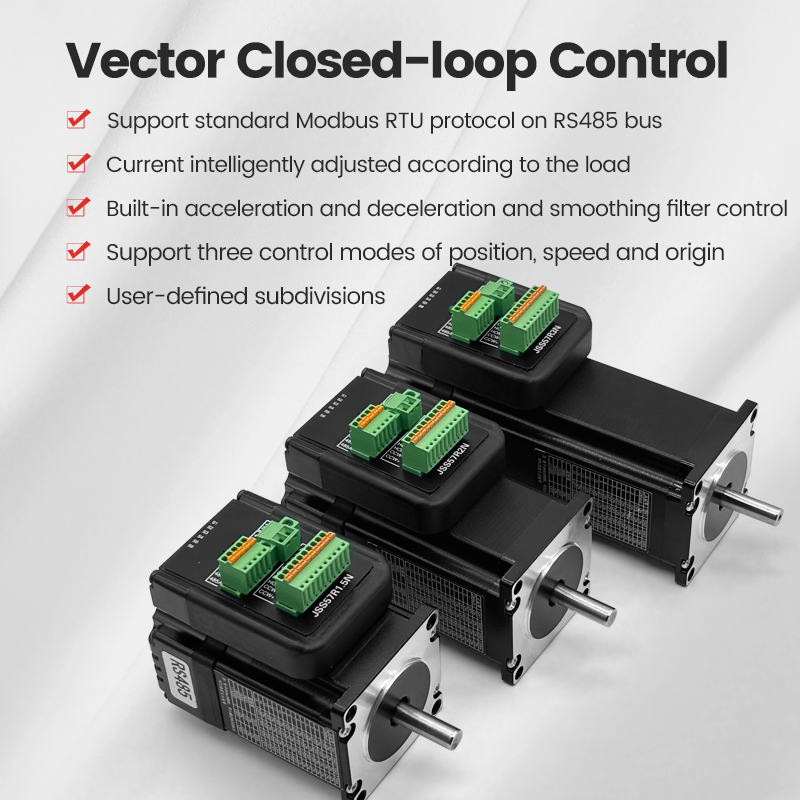 Stepper Motor - 2 Fazlı RS485 Nema 23 Entegre
