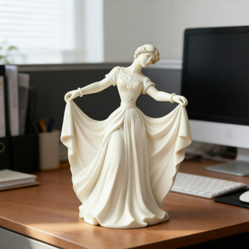 3D Printing Technology - 3D Baskılı Bale Heykeli - Kitaplık