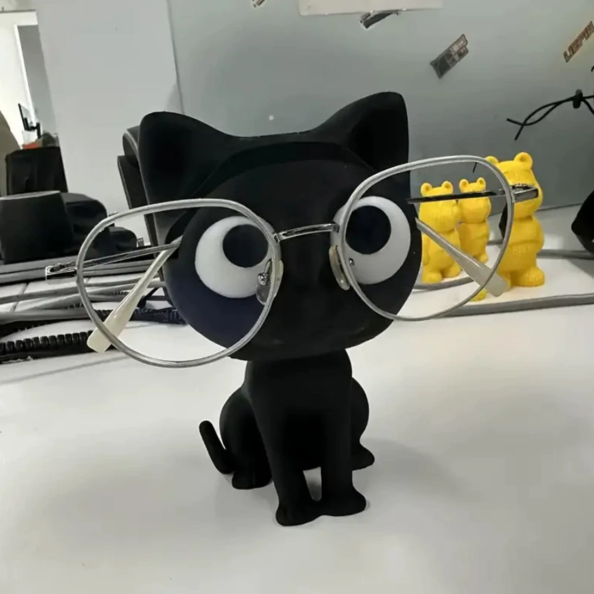 3D Printing Glasses Frames - 3D Baskılı Kedi Gözlük Çerçevesi, Güneş