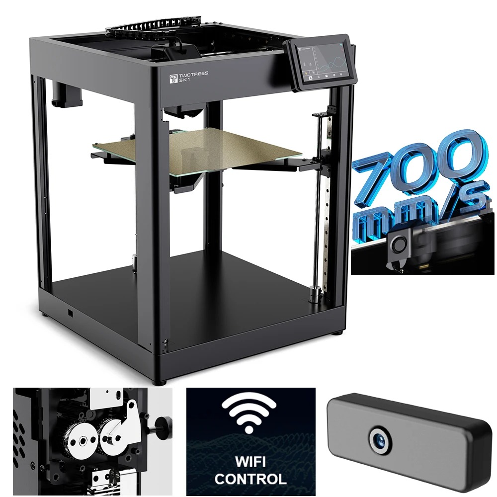 3D Printing Klipper - Twotrees SK1 Yüksek Hızlı 3D Yazıcı