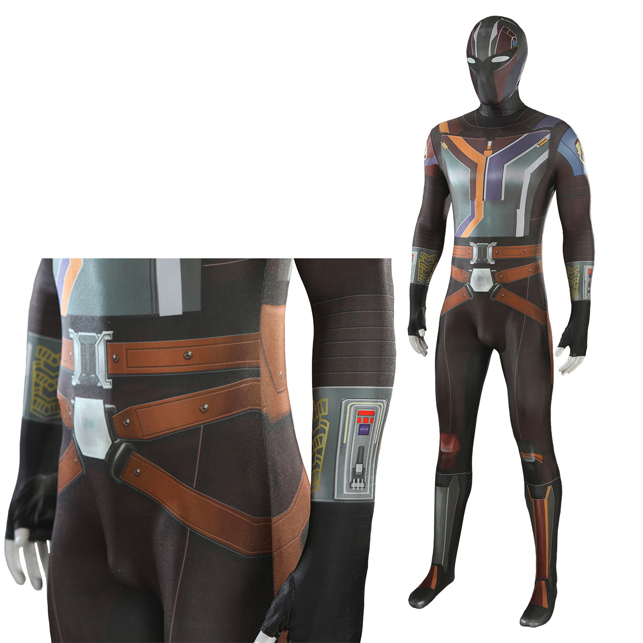 Sabine Wren Cosplay Kostüm 3D  - 3D Printing Mask incelemesi ve fiyatı