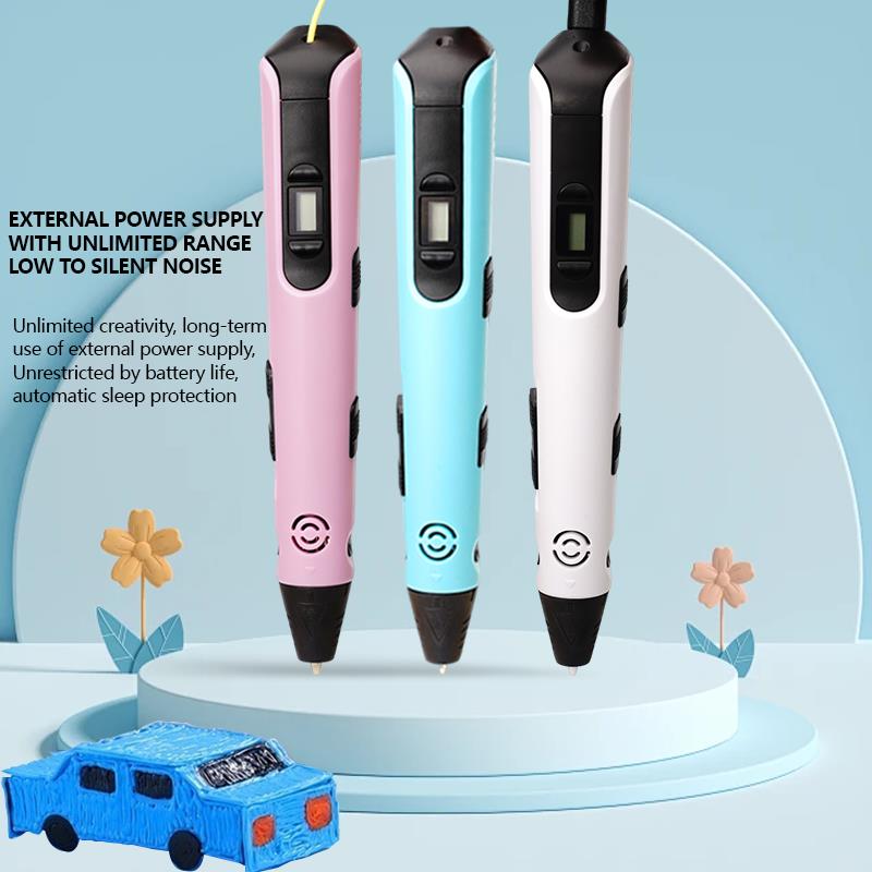 LCD Ekranlı Tip C Kablolu 3D B - 3D Printing Pen For Kids incelemesi ve fiyatı