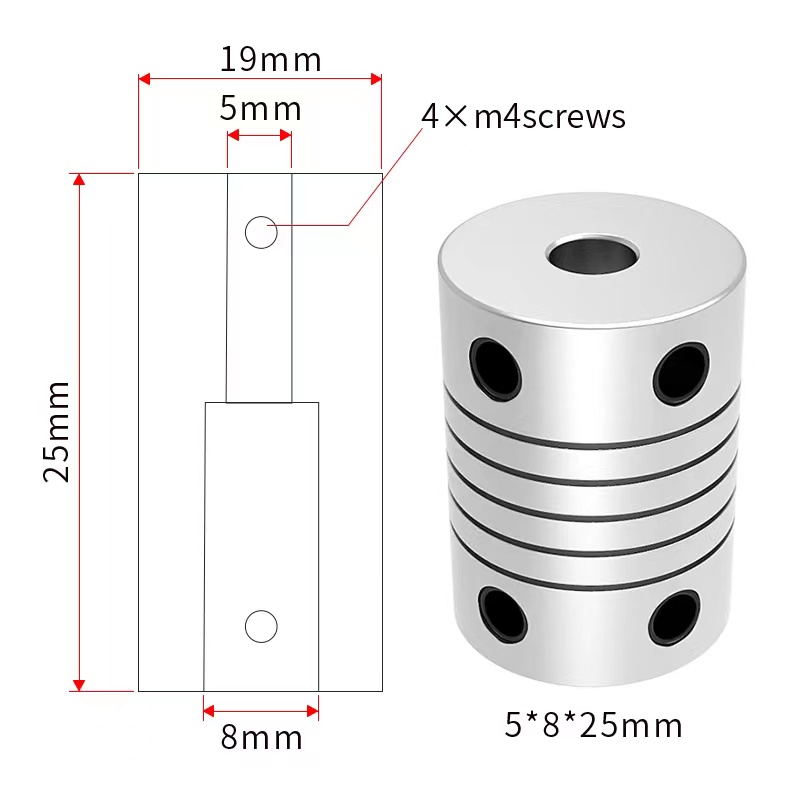 D19L25 3/4mm 5mm 6mm 6.35mm 8m - 3D Printing Z Axis incelemesi ve fiyatı