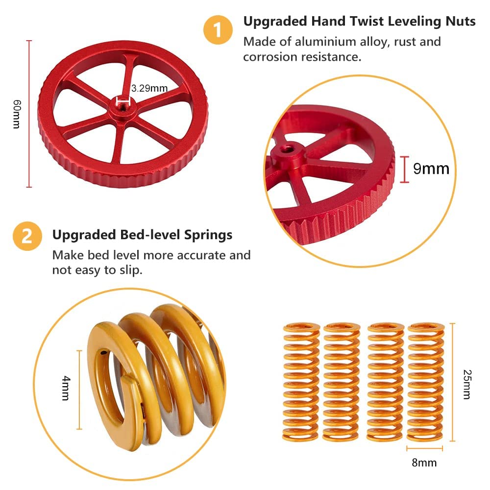 Creality resmi Ender 3 Pro Yay - 3D Printer Bed Spring incelemesi ve fiyatı