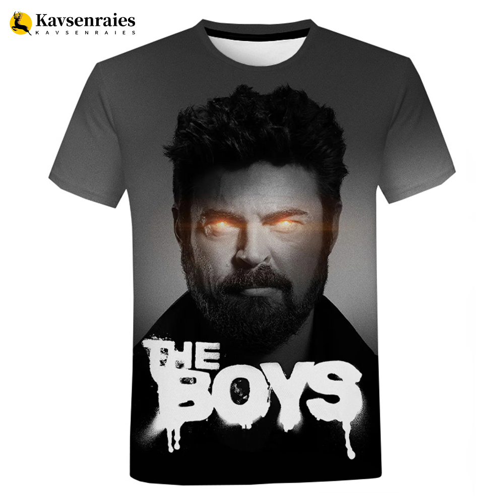TV serisi Boys 3D T Shirt 2022 - 3D Printing Online incelemesi ve fiyatı