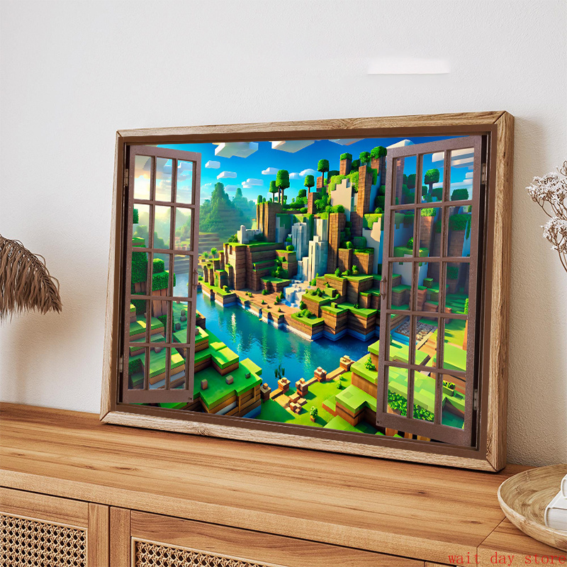 Blok Piksel Video Oyunu Manzar - 3D Printing Videos incelemesi ve fiyatı
