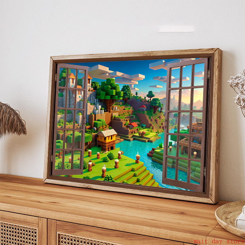 Blok Piksel Video Oyunu Manzar - 3D Printing Videos incelemesi ve fiyatı
