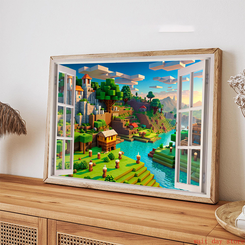 Blok Piksel Video Oyunu Manzar - 3D Printing Videos incelemesi ve fiyatı