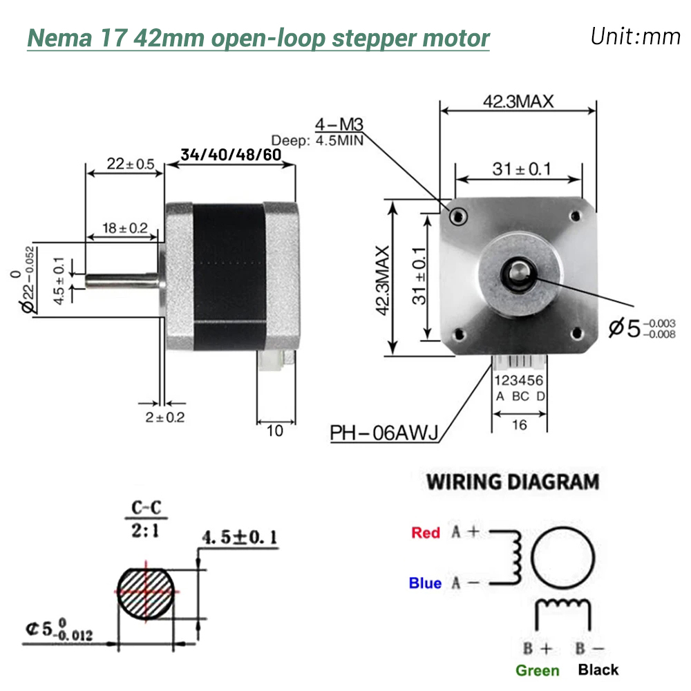 Nema17 Step Motor 42 Motor 4-L - Stepper Motor incelemesi ve fiyatı