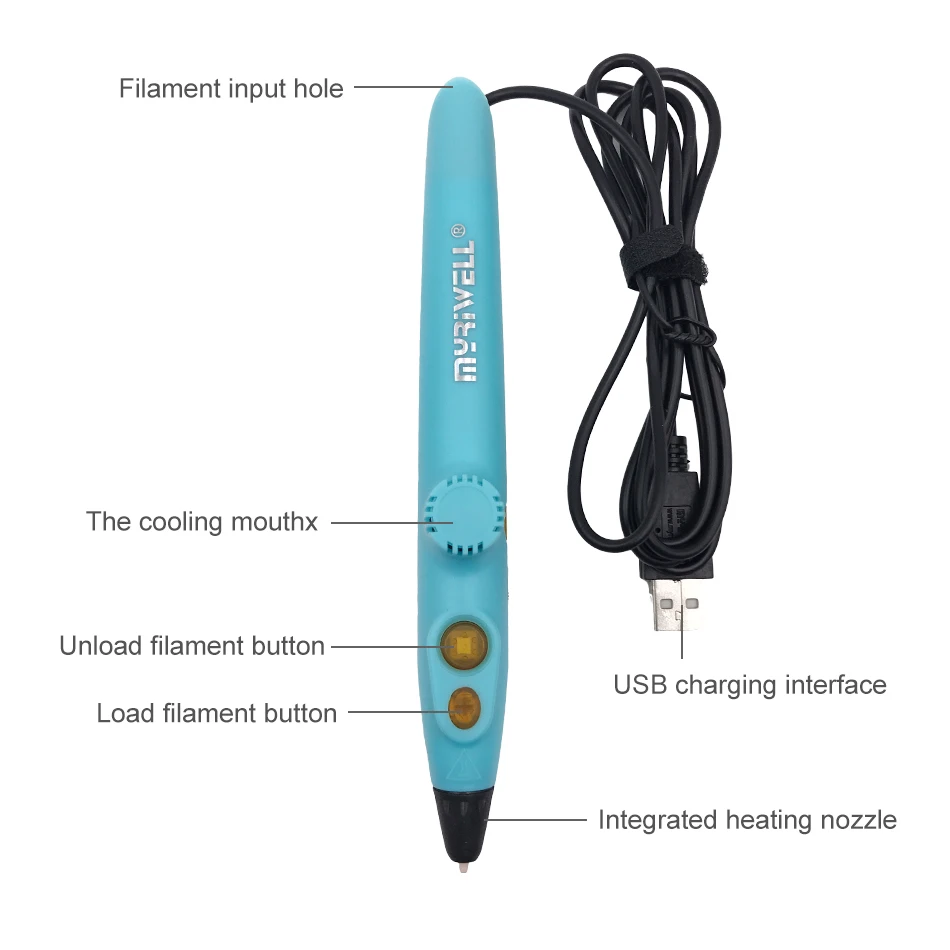 Myriwell yeni RP-200A 3D baskı - 3D Printing Pen For Kids incelemesi ve fiyatı