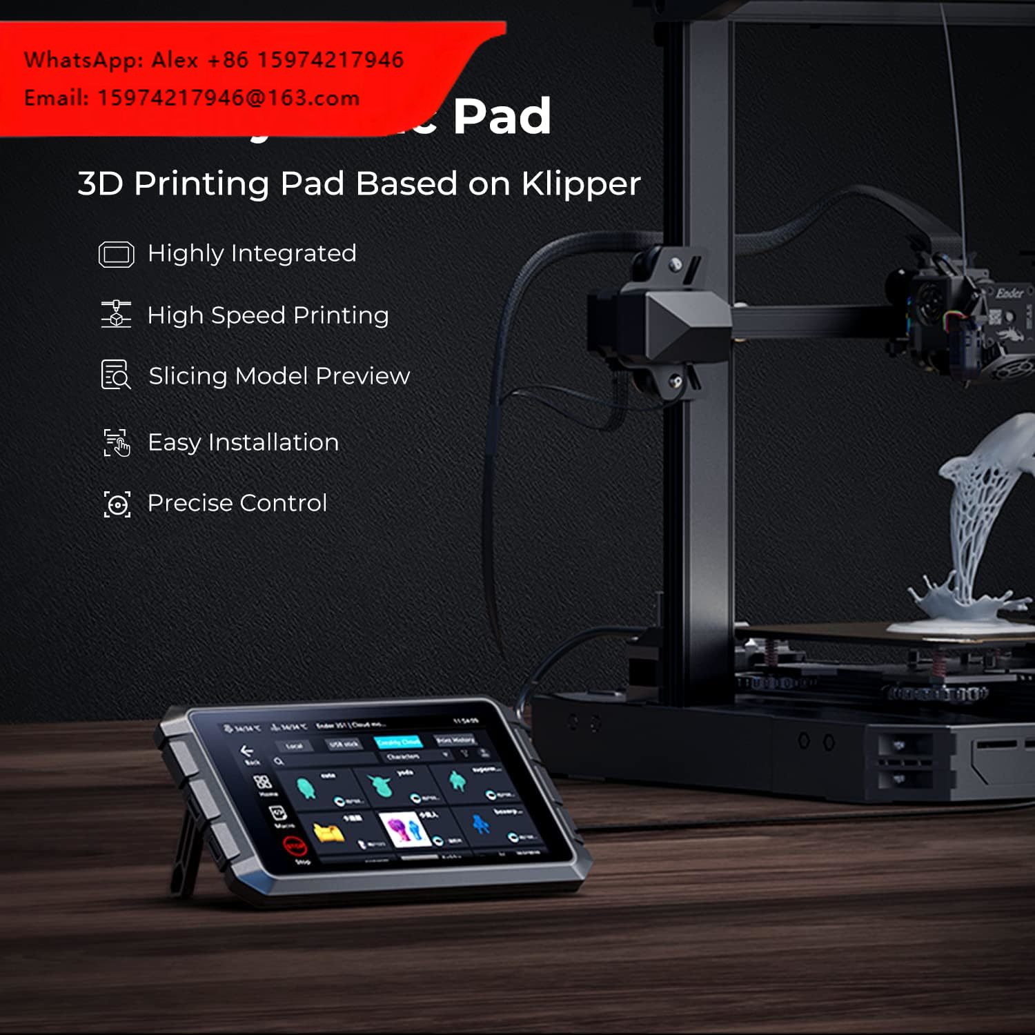 Creality Sonic Pad T800 7 İnç  - 3D Printing Klipper incelemesi ve fiyatı