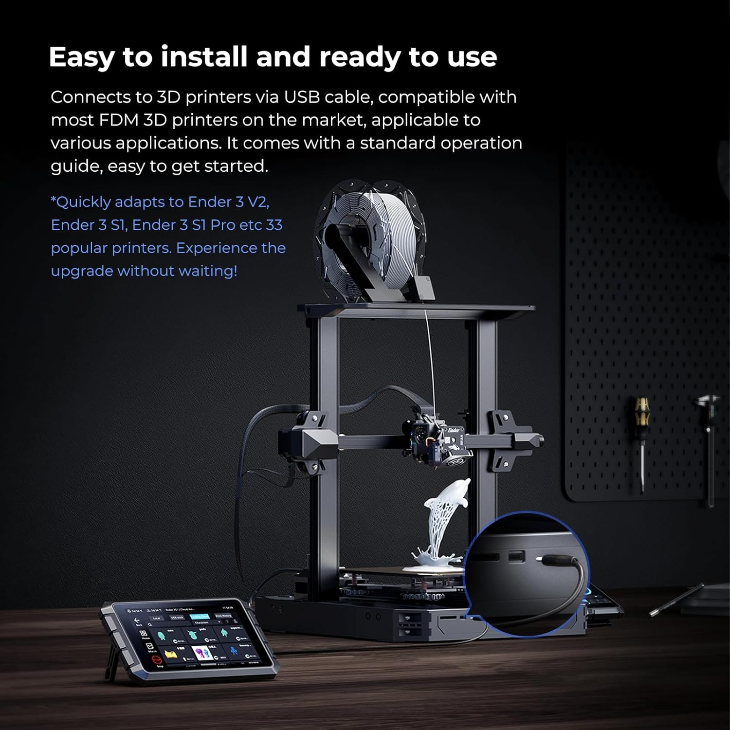 Creality Sonic Pad T800 7 İnç  - 3D Printing Klipper incelemesi ve fiyatı