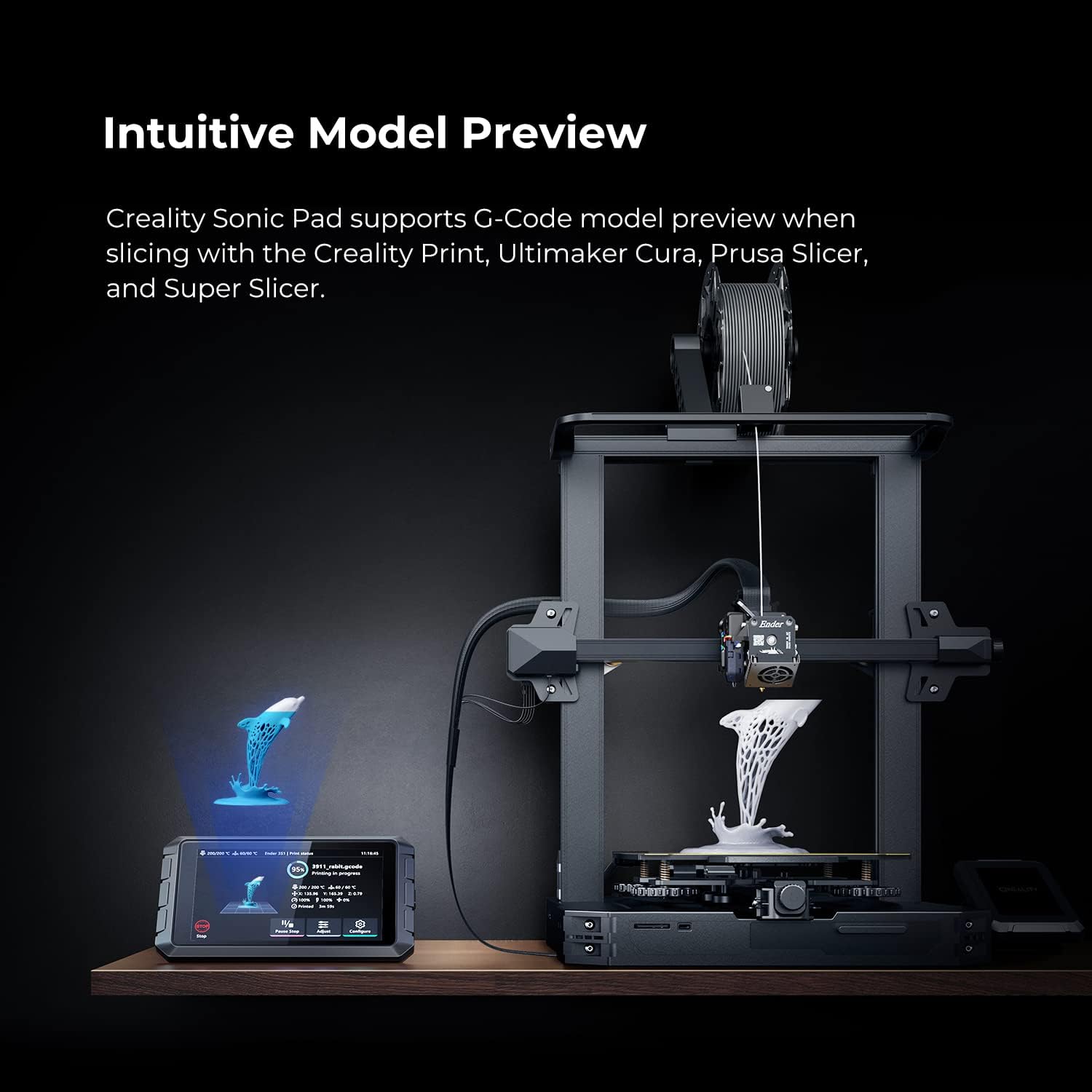 Creality Sonic Pad T800 7 İnç  - 3D Printing Klipper incelemesi ve fiyatı
