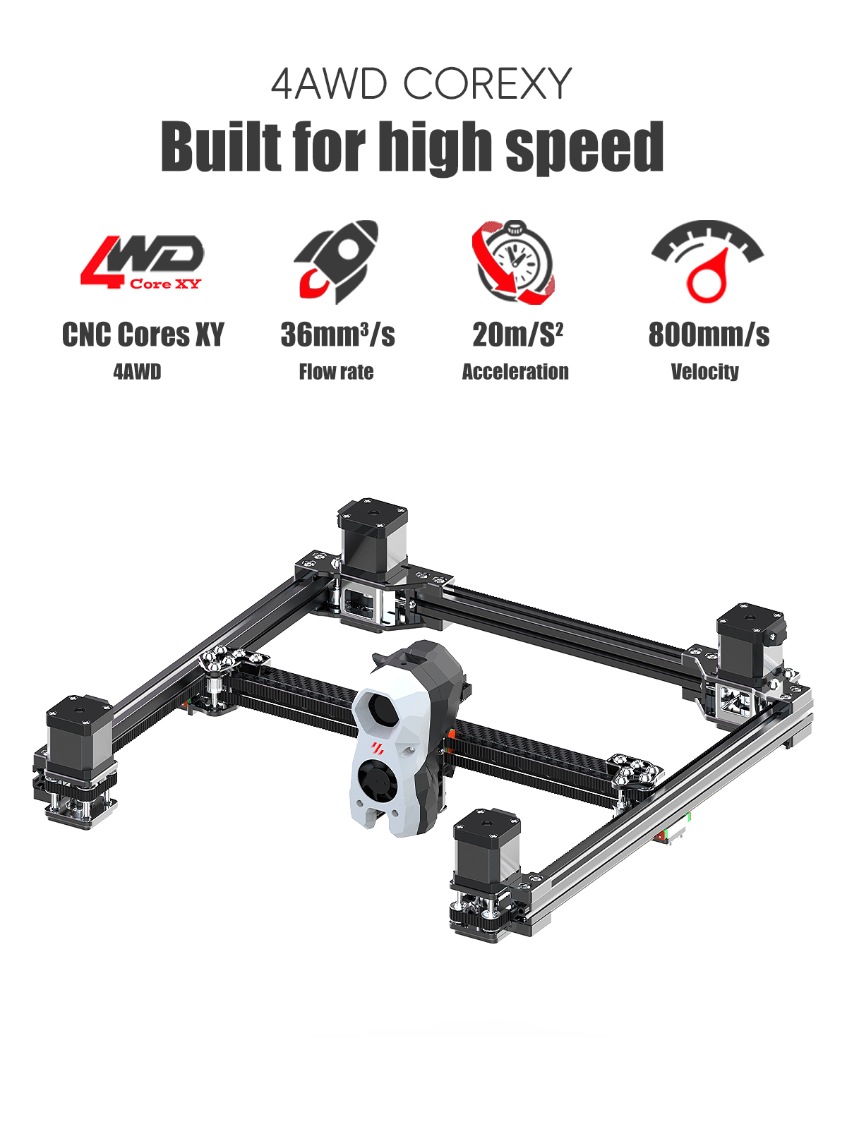 Voron Trident Tam Kit CoreXY D - 3D Printing Klipper incelemesi ve fiyatı